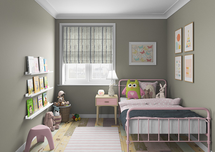 Guarda Stripe, Grey - Roman Blind - Image 5